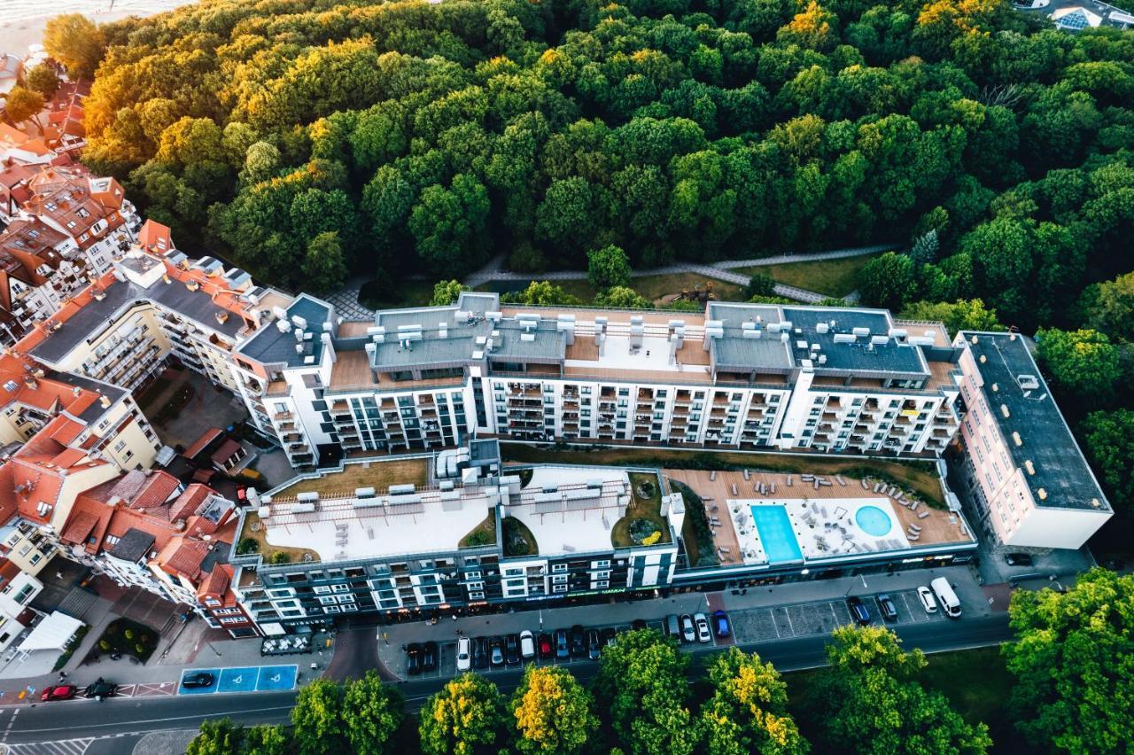 Nadmorskie Tarasy Pink&Blue Z Prywatnym Tarasem Basen Kryty&Zewnetrzny Infinity Silownia Sala Zabaw Kołobrzeg Extérieur photo